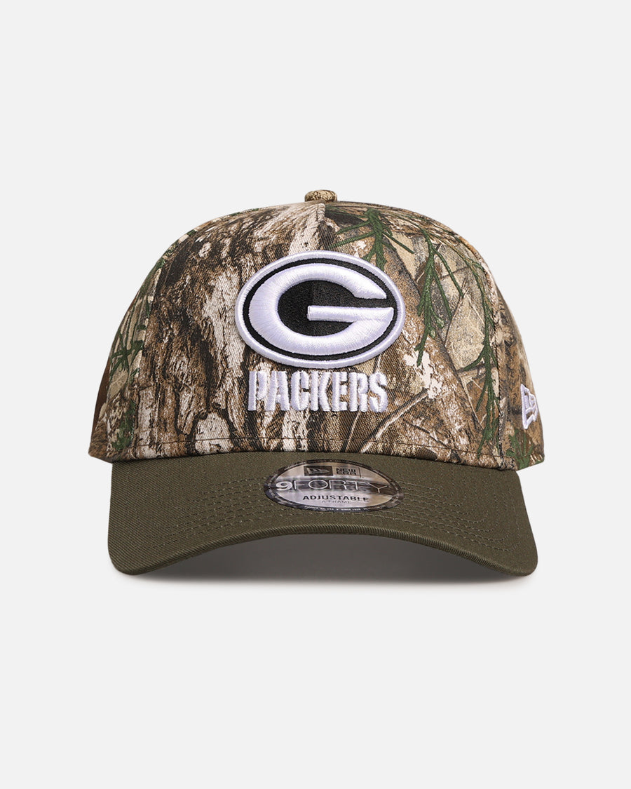 Casquette New Era 9Forty Green Bay Packers – Motif Bois Camo, Taille Unique