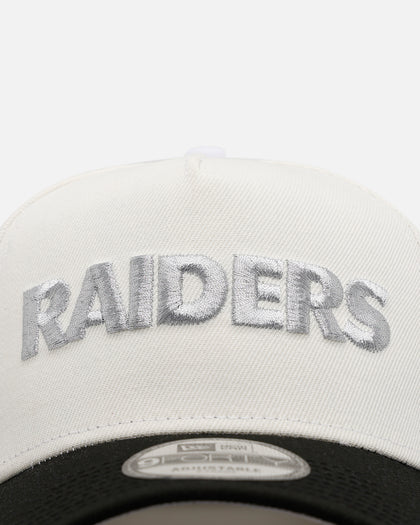 New Era Las Vegas Raiders 'Chrome Metallic Wordmark' 9FORTY A-Frame Snapback Chrome