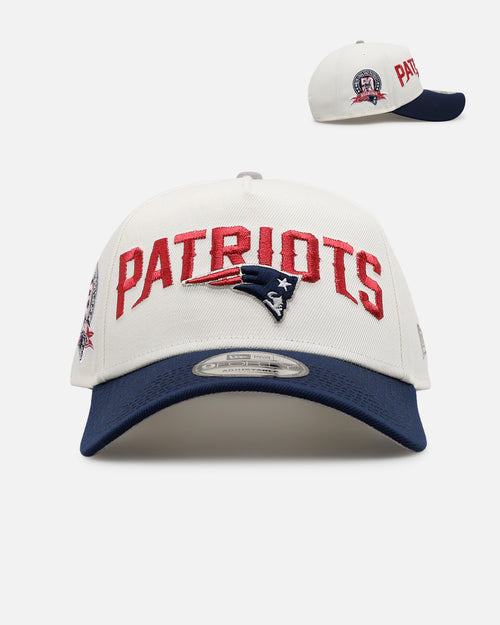 New Era New England Patriots 'Chrome Metallic Wordmark' 9FORTY A-Frame Snapback Chrome