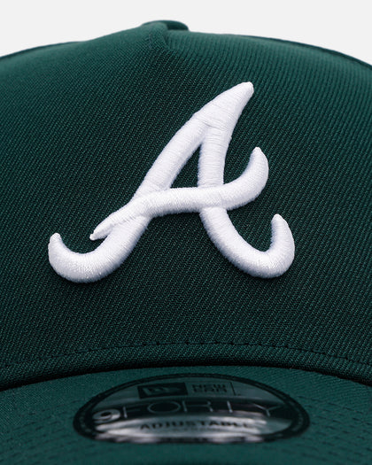New Era Atlanta Braves 'Evergreen' 9FORTY A-Frame Snapback Dark Green