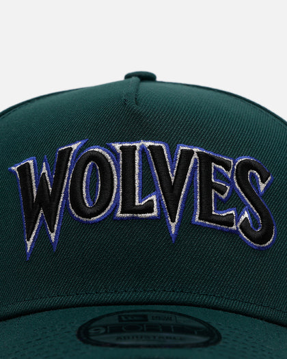 New Era Minnesota Timberwolves 'Evergreen' 9FORTY A-Frame Snapback Dark Green