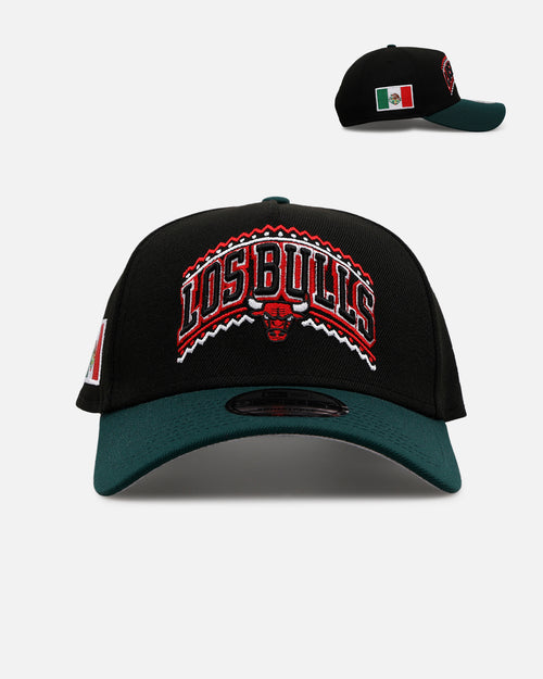 New Era Chicago Bulls 'Mexican Independence Day 2.0' 9FORTY A-Frame Snapback Black/Green