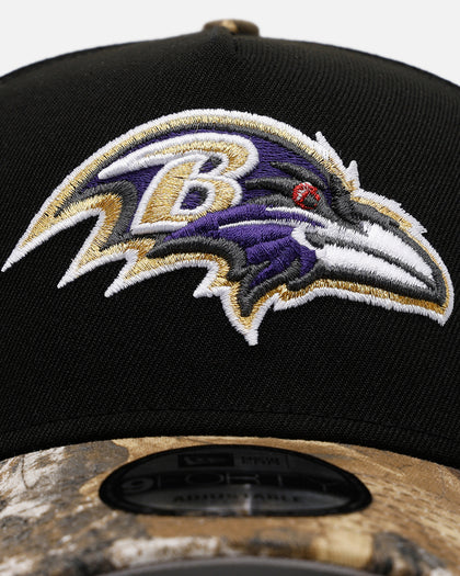 New Era Baltimore Ravens 'Black Crown Realtree Visor' 9FORTY A-Frame Snapback Realtree Edge/Black