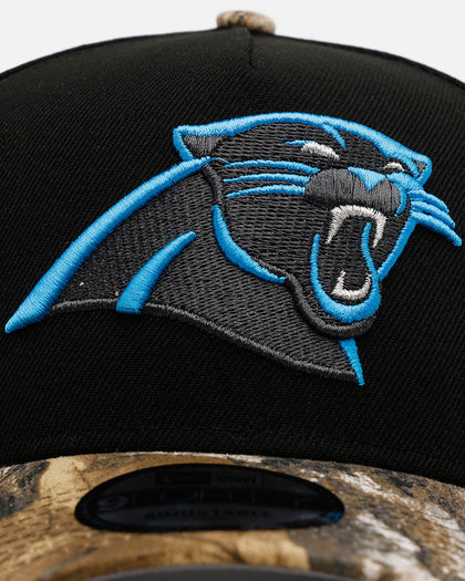 New Era Carolina Panthers 'Black Crown Realtree Visor' 9FORTY A-Frame Snapback Realtree Edge/Black