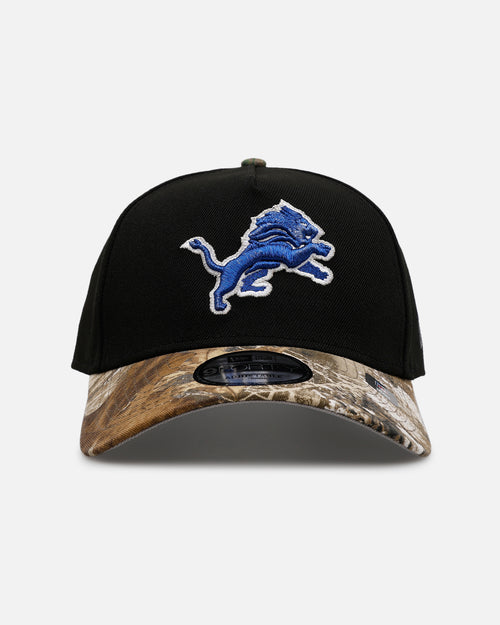 New Era Detroit Lions 'Black Crown Realtree Visor' 9FORTY A-Frame Snapback Realtree Edge/Black