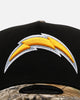 New Era Los Angeles Chargers 'Black Crown Realtree Visor' 9FORTY A-Frame Snapback Realtree Edge/Black