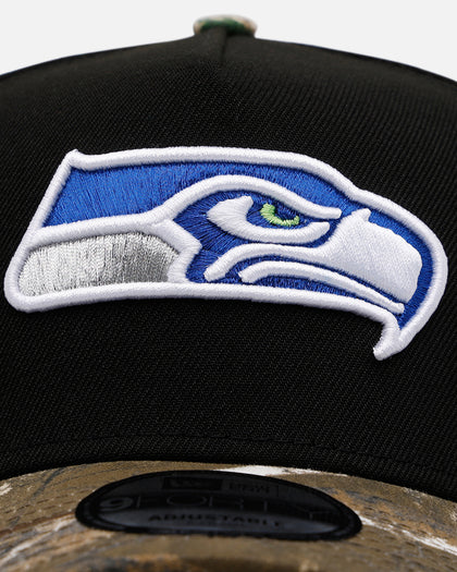 New Era Seattle Seahawks 'Black Crown Realtree Visor' 9FORTY A-Frame Snapback Realtree Edge/Black