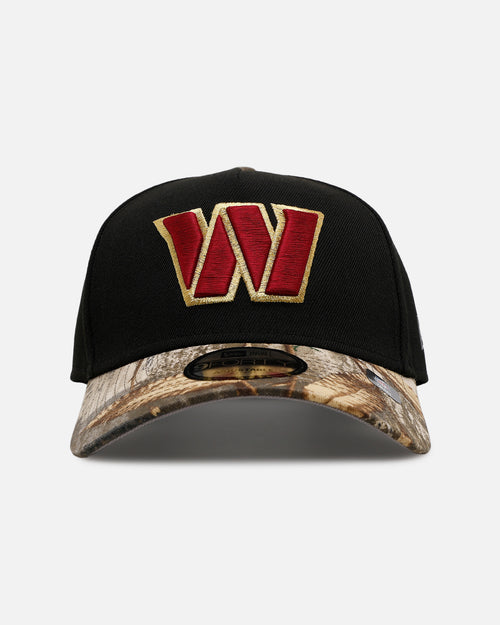 New Era Washington Commanders 'Black Crown Realtree Visor' 9FORTY A-Frame Snapback Realtree Edge/Black