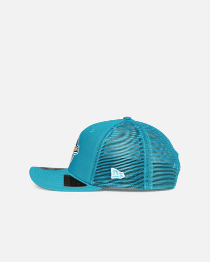New Era Detroit Pistons 'HWC' 9SEVENTY Trucker Stretch Snapback Turquoise