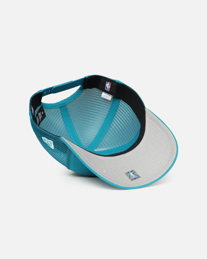 New Era Detroit Pistons 'HWC' 9SEVENTY Trucker Stretch Snapback Turquoise