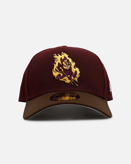 New Era Arizona State Sun Devils 'Walnut Visor' 9FORTY A-Frame Snapback Walnut