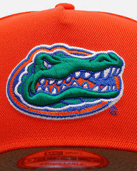 New Era Florida Gators 'Walnut Visor' 9FORTY A-Frame Snapback Walnut