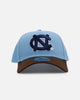 New Era North Carolina Tar Heels 'Walnut Visor' 9FORTY A-Frame Snapback Walnut