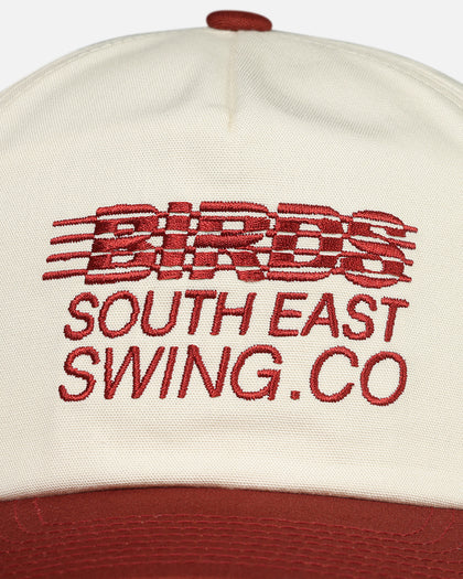Birds Of Condor South East Panel Snapback Off White/Red