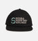 S Double Wool Strapback Cap Black