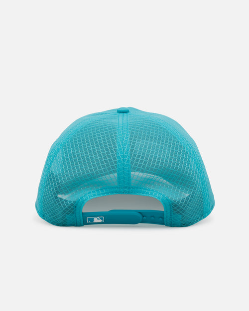 New Era Miami Marlins 'Batting Practice' 9FORTY A-Frame Trucker Snapback Official Team Color