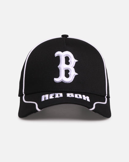 New Era Boston Red Sox 'Piping' 9FORTY A-Frame Snapback Black/White
