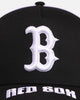 New Era Boston Red Sox 'Piping' 9FORTY A-Frame Snapback Black/White