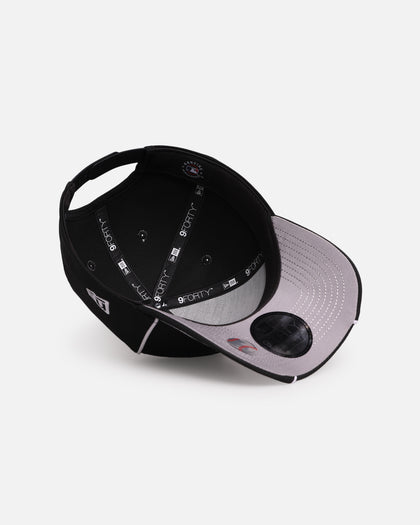 New Era Boston Red Sox 'Piping' 9FORTY A-Frame Snapback Black/White