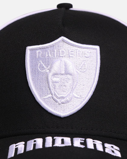 New Era Las Vegas Raiders 'Piping' 9FORTY A-Frame Snapback Black/White