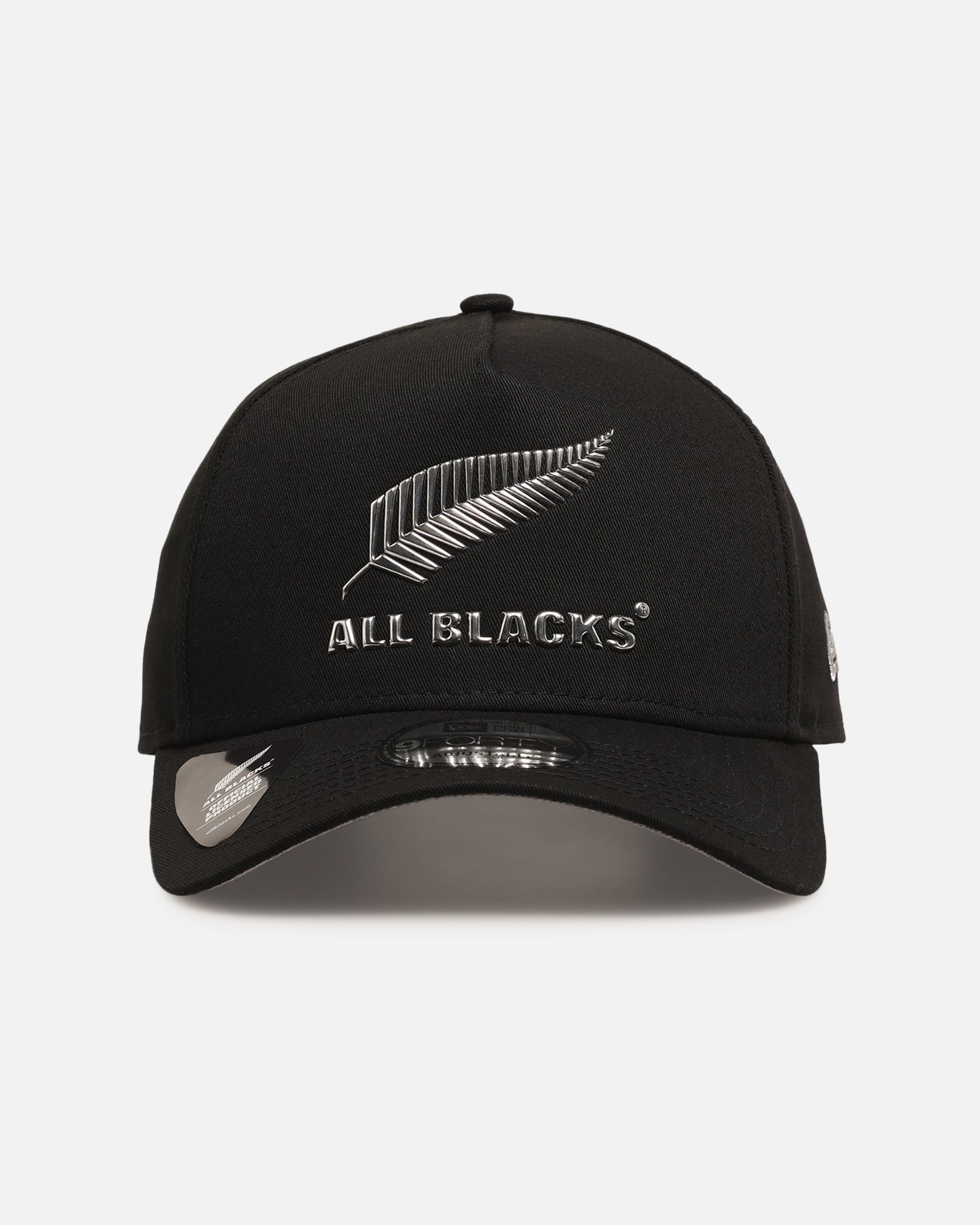 New Era New Zealand All Blacks 'Silver Badge' 9FORTY A-Frame