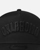 New Era Oklahoma City Thunder 'NBA Black On Black' 9FORTY A-Frame Snapback Black