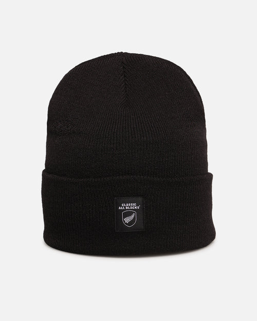 Mitchell & Ness Classic All Blacks Cuffed Beanie Solid Black