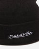 Mitchell & Ness Classic All Blacks Cuffed Beanie Solid Black