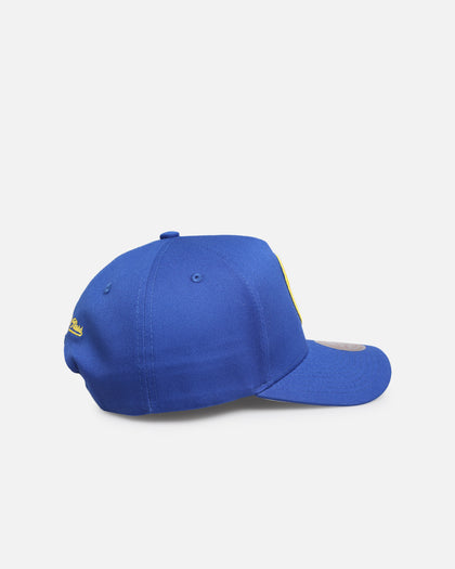 Mitchell & Ness Golden State Warriors 'Upside Down Logo' Pro Pinch Snapback Royal Blue