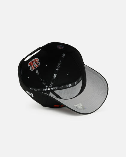 New Era Cincinnati Bengals 'Upside Down Logo' 9FORTY A-Frame Snapback Black