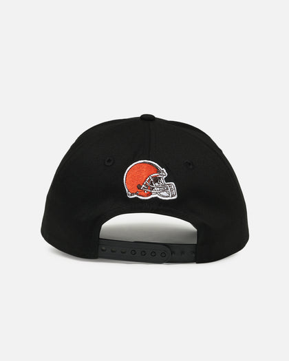 New Era Cleveland Browns 'Upside Down Logo' 9FORTY A-Frame Snapback Black