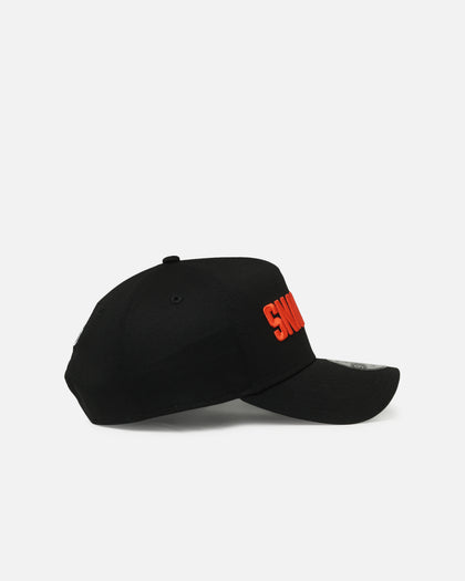 New Era Cleveland Browns 'Upside Down Logo' 9FORTY A-Frame Snapback Black