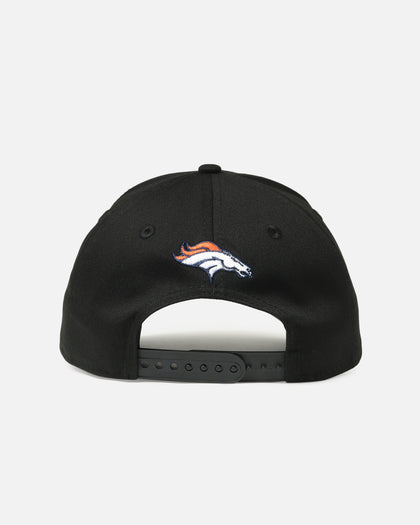 New Era Denver Broncos 'Upside Down Logo' 9FORTY A-Frame Snapback Black