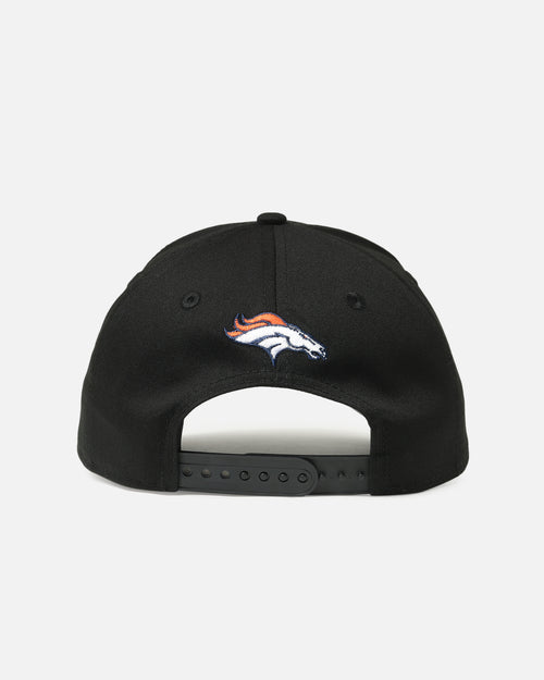 New Era Denver Broncos 'Upside Down Logo' 9FORTY A-Frame Snapback Black