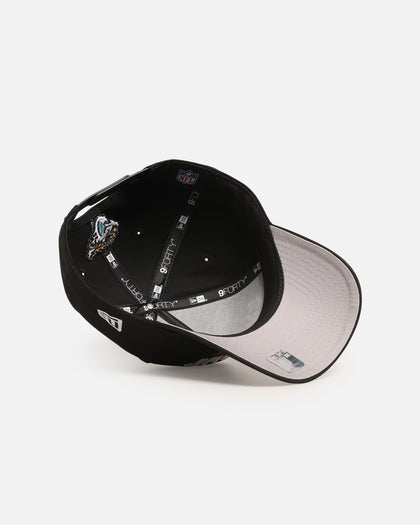 New Era Jacksonville Jaguars 'Upside Down Logo' 9FORTY A-Frame Snapback Black