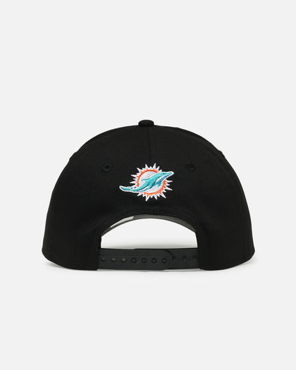 New Era Miami Dolphins 'Upside Down Logo' 9FORTY A-Frame Snapback Black