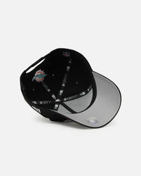 New Era Miami Dolphins 'Upside Down Logo' 9FORTY A-Frame Snapback Black