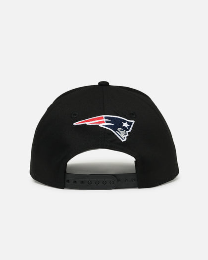New Era New England Patriots 'Upside Down Logo' 9FORTY A-Frame Snapback Black