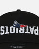 New Era New England Patriots 'Upside Down Logo' 9FORTY A-Frame Snapback Black