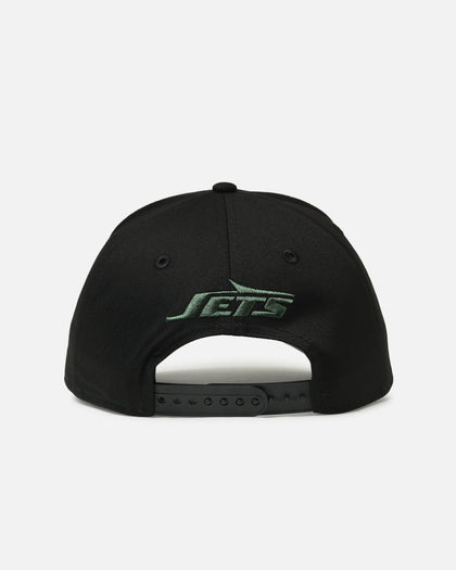 New Era New York Jets 'Upside Down Logo' 9FORTY A-Frame Snapback Black