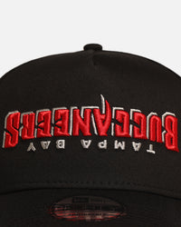 New Era Tampa Bay Buccaneers 'Upside Down Logo' 9FORTY A-Frame Snapback Black