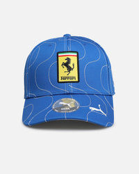 Puma X Scuderia Ferrari Monza Baseball Strapback Cap Steer Blue
