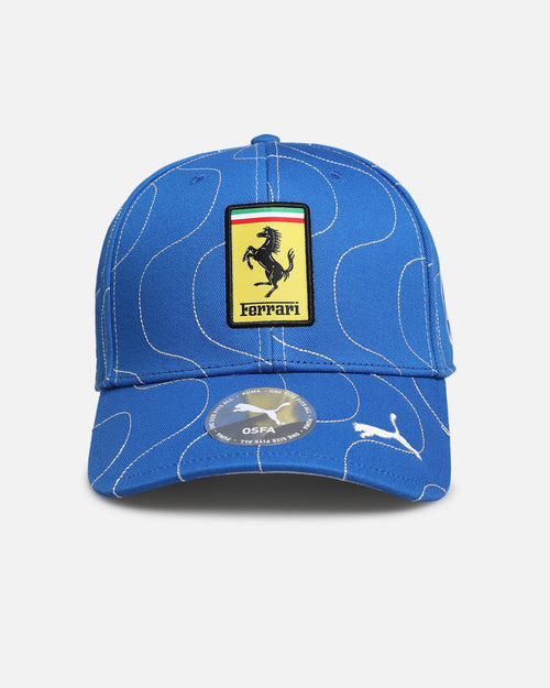Puma X Scuderia Ferrari Monza Baseball Strapback Cap Steer Blue