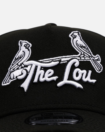 New Era St. Louis Cardinals 'Black And White' 9FORTY A-Frame Snapback Black/White