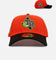 New Era Texas Rangers 'Halloween' 9FORTY A-Frame Snapback Orange/Black