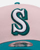 New Era Seattle Mariners 'Pink Crown' 9FORTY A-Frame Snapback Pink