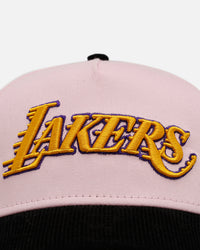New Era Los Angeles Lakers 'Pink Crown' 9FORTY A-Frame Snapback Pink