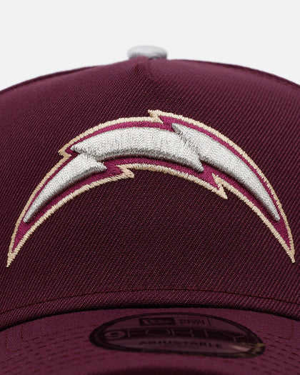 New Era Los Angeles Chargers 'Plum' 9FORTY A-Frame Snapback Plum
