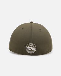 Alpha Industries X New Era Cage Code 59FIFTY Fitted Olive