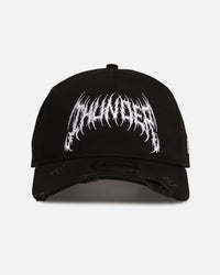 New Era Oklahoma City Thunder 'Hardcore Arch' 9FORTY A-Frame Snapback Black/White